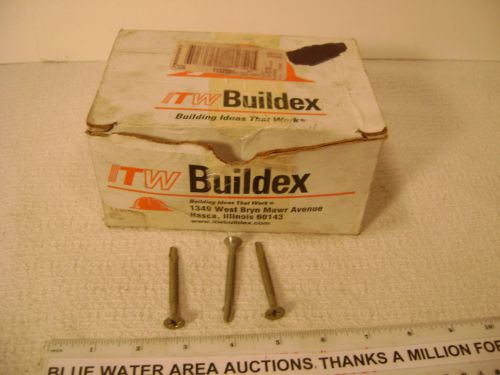 (250) ITW Buildex # 1092057, 1132086, Tek Screws # 12-24 x 2 1/4&#034;, PFH TEKS / 4