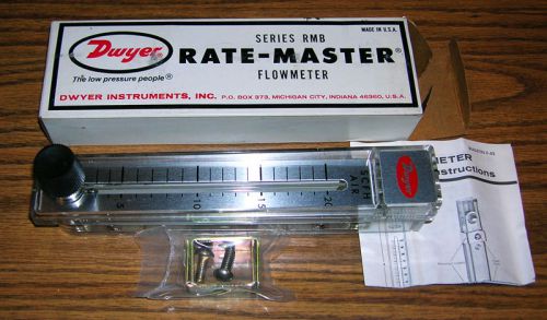 Dwyer RATE-MASTER Flowmeter NEW RMB-51-SSV SCFH Air