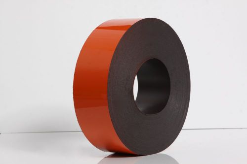 DRY ERASE MAGNET ORANGE 3&#034;X25&#039; ROLL .20 MIL MADE IN USA