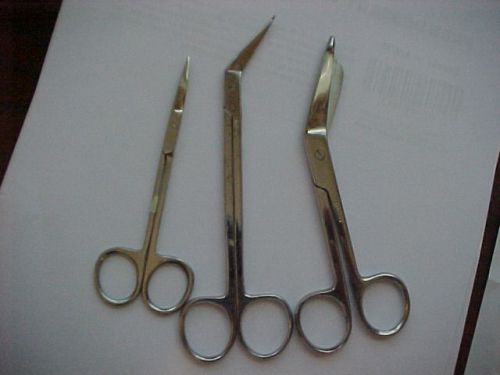 3 SURGICAL SCISSORS