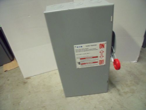 # 1343 Cutler Hammer Fusible DH363NGK 3 Pole 100 AMP  600 Volt Disconnect NEMA 1