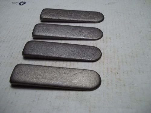 STEEL WEDGES 4PC SET FACTORY USA 3&#034; LG MILLWRIGHT MACHINIST TOOLS STARRETT 196