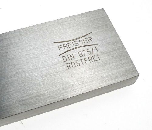 PREISSER ANSCHLAGWINKEL DIN 875/1 ROSTFREI RUST FREE RIGHT ANGLE SQUARE MEASURE