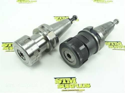 PAIR OF BT40 TG100 COLLET CHUCKS BT 40 GS COMMAND