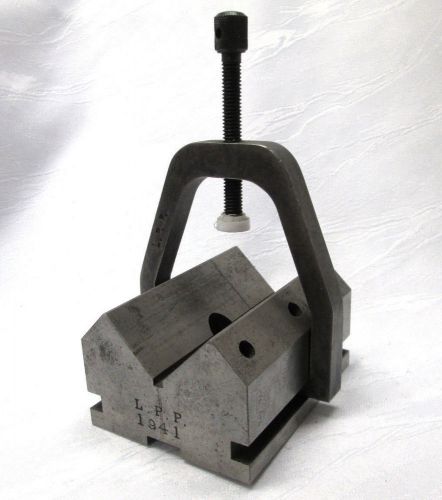 98MM (L) X 76MM (W) LARGER V-BLOCK W/ CLAMP (L.P.P. 1941)