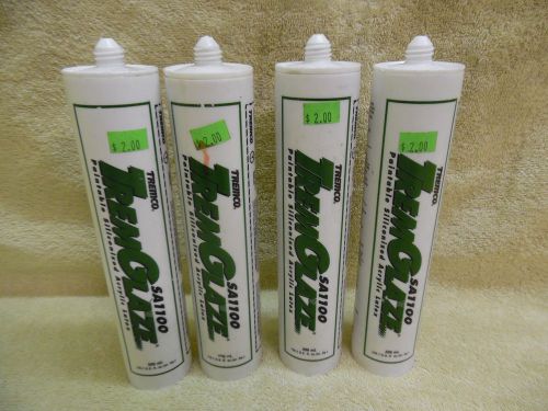 (4) Almond Tremco TremGlaze SA1100 Paintable Siliconized Acrylic Sealant Caulk