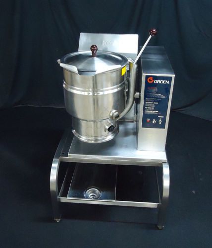 GROEN GAS 20 QUART STEAM JACKETED TILT KETTLE MODEL TDH-20 CRAFT BEER FUDGE SOUP