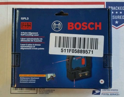 Bosch 3-Point Self-Leveling Alignment Laser GPL3 Brand New FAST FREE SHIPPING