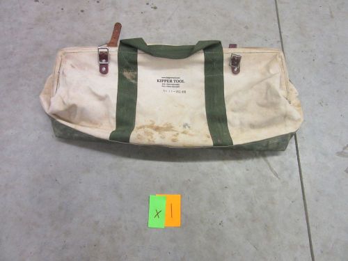 KIPPER TOOL ESTEX CONCRETE MASON MASONRY BAG CANVAS POUCH 24 X 10 X 12 USED