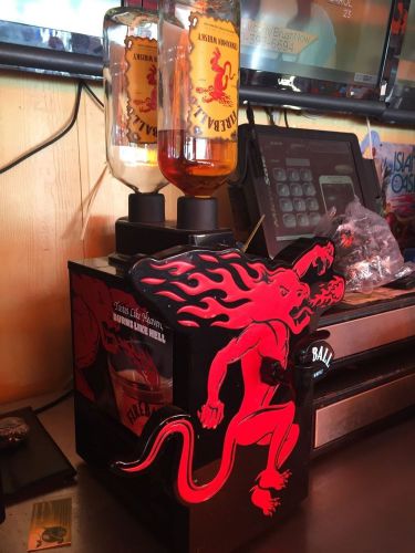 Brand new Fireball, 2 bottle, shot chiller / machine with Extras