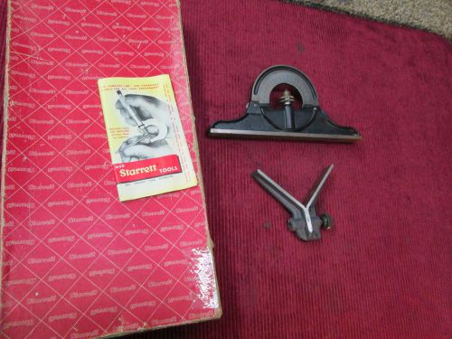 Vintage L.S. Starrett Combination Square Heads in original box.