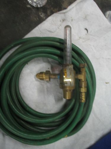 HARRIS ARGON/CARBON DIOXIDE FLOWMETER REGULATOR W/HOSE