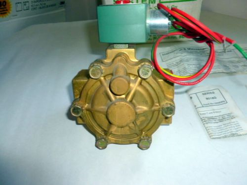 Asco 1 1/2&#034; 8210G22 8210G022 110/120vac 5-150 air/water 5-100 lt oil valve B303