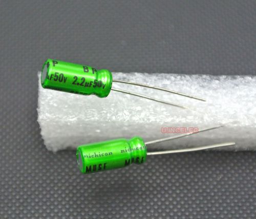 10pcs 2.2uF 50V Nichicon Muse ES(BP) series BI-POLARIZED Electrolytic Capacitor