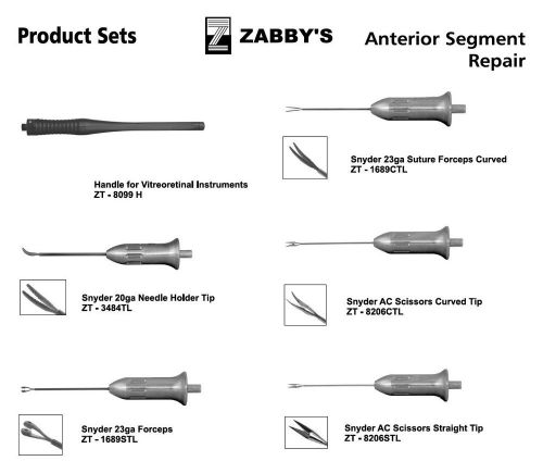 Zabby&#039;s ANTERIOR SEGMENT REPAIR SET COMPLETE