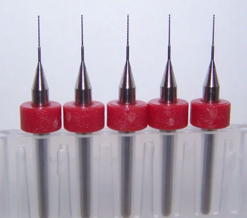 (5) 0.275mm (.0111&#034;)  micro carbide drills, 460q0111.197d1 for sale