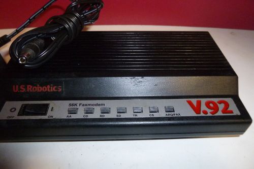 U,S,ROBOTICS V 92 FAX MODEM  QUIZNOS