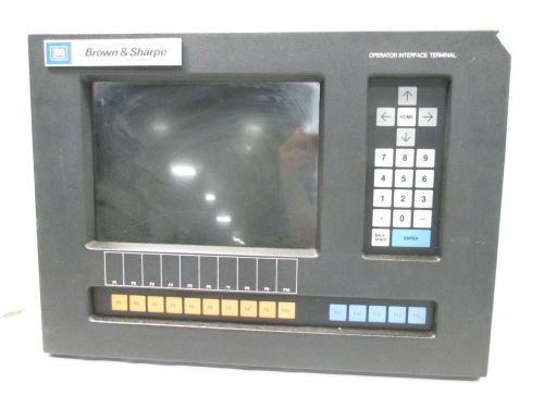 General electric ge ic600kd510b brown &amp; sharpe operator interface panel d418505 for sale