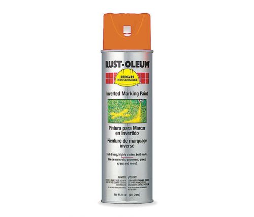 ( Pack of 6 ) RUST-OLEUM V2354838 Inverted Marking Paint, Alert Orange, 15oz