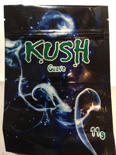 50 Kush Kiwi 11g EMPTY** mylar ziplock bags (good for crafts jewelry)