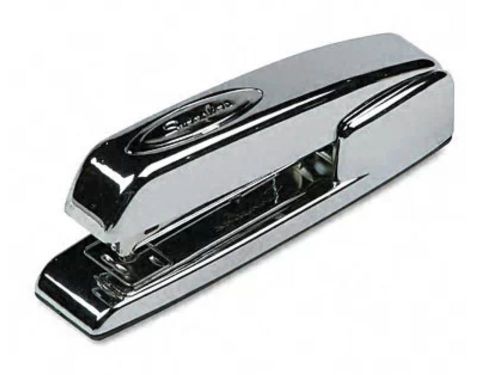 COMEMORATIVE POLISHED CHROME Swingline Collectors Edition 747 Full Strip Stapler