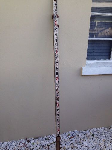 Vintage lenker mfr co surveyors measuring stick for sale