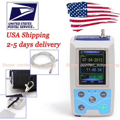 Contec ambulatory blood pressure monitor +usb software hot sale 24h nibp holter for sale