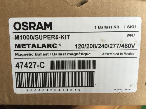 Osram / sylvania 47427-c m1000/super5-kit 1000w metal halide lamp ballast for sale