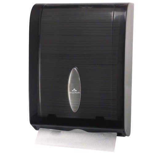 Georgia Pacific C-Fold Towel Dispenser, 11-1/5&#034;x5-1/2&#034;x15-2/5&#034;, Smoke