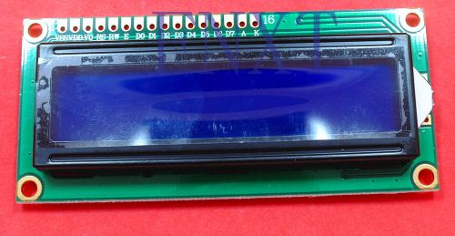 New 1602 16x2 Character LCD Display Module HD44780 Controller Blue Blacklight