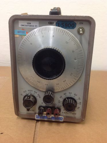 VINTAGE HP 200CD Wide Range Oscillator. PARTS, REPAIR OR COLLECTIBLE.