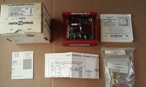 NEW KB ELECTRONICS KBVF-13 9957 AC MOTOR SPEED CONTROL PENTA POWER