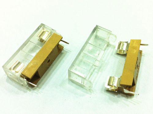 20pcs Panel Mount PCB Fuse Holder With Cover For 6x30mm Fuse 250V 10A