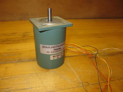 Sigma Instruments 20-2235D200-E3.7 NOS Stepping Motor Stepper