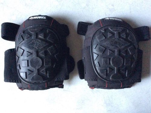 Husky Hard Cap Blues Knee Pads - Construction, Roof, Cement &amp; Floor Installation