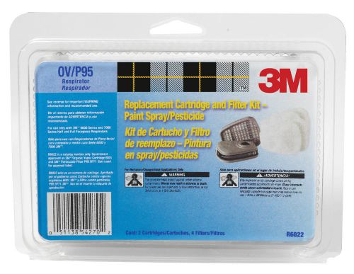 3M Organic Vapor Cartridge &amp; Filter 6022PA1-A