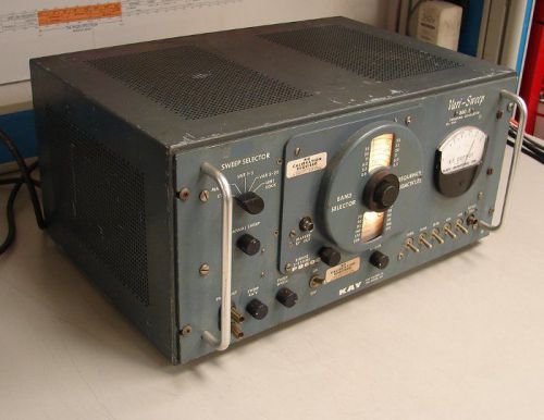 KAY Vari-Sweep 860 E Sweep Oscillator 2-22MHz, -3 To +1dB, TESTED