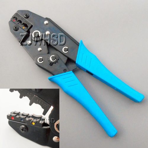 Awg22-10 insulated terminals ferrules plier ratcheting crimper tool double crimp for sale