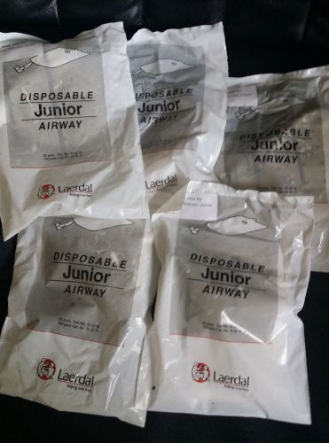 Pack of 5 Laerdal Disposable Junior Airway