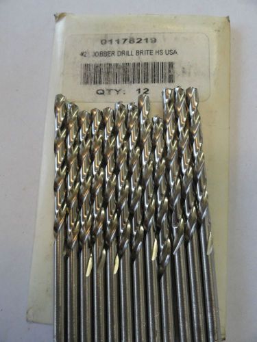 #21 (.1590&#034;) HSS Jobbers Length Drill Bits, MSC #01178219