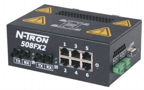 N-TRON 508FX2-A-ST Industrial Ethernet Switch