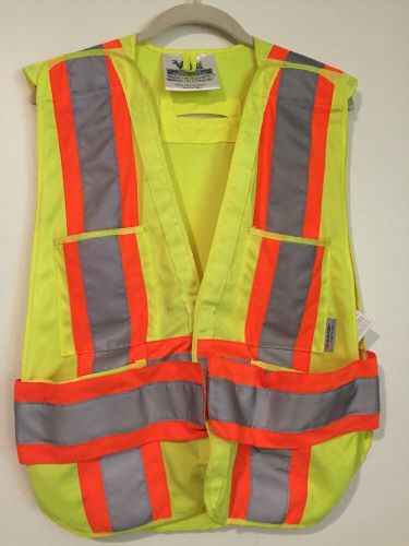 Viking Safety Vest 3M Scotchlite Reflective Stripes ANSI Class 2 Level 2 UVCSAVG