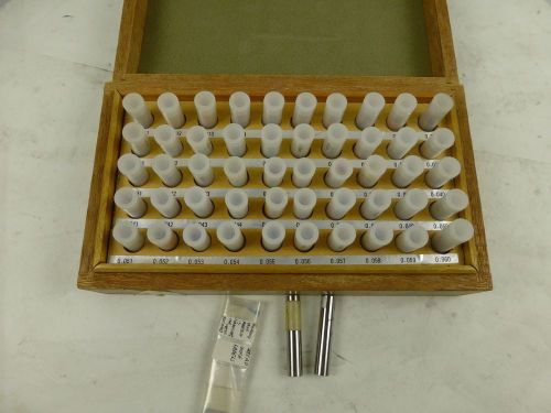 M-O PLUS Pin Gage Gauge Set 0.011 Through 0.060