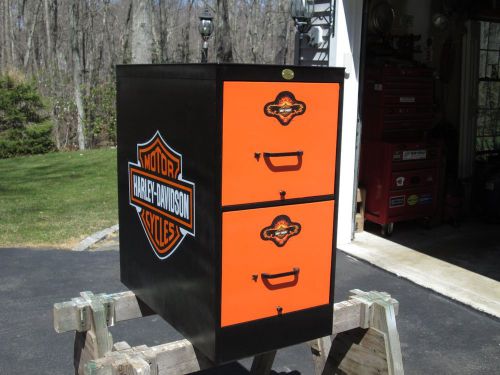 Harley Davidson Solid Steel File Cabinet