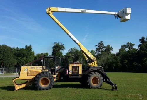 1989 John Deere 640D Articulating Log Skidder with Hi-Ranger Bucket