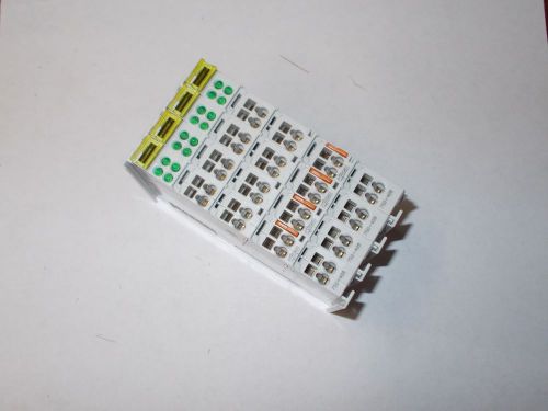 LOT OF 4 NEW Wago 750-750-409 Digital Input 4D! 24VDC 0.2 ms Neg PLC Module