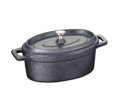 American Metalcraft CIPOV6040 6&#034; x 4&#034; Oval Cast Iron Mini Pot