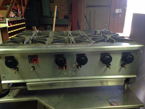 L&amp;J Six Burner Gas Stove