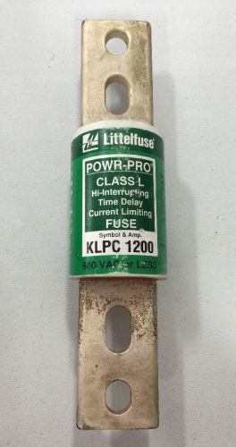 Littelfuse KLPC 1200 POWR-PRO Hi-Interrupting Time Delay Fuse 1200A 600VAC