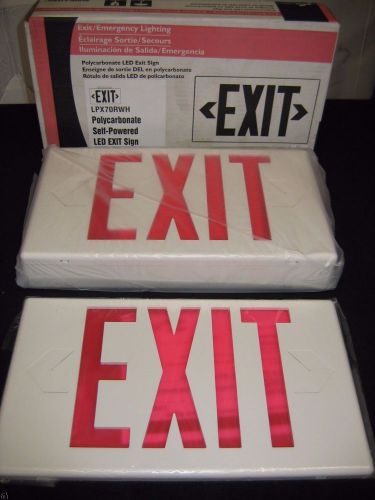 Cooper LPX70RWH Exit Light NOS